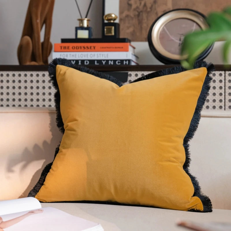 Cute Cat Plush Pillow Cover 45×45cm, Embroidered Cartoon Animal Cushion Case, Soft Decorative Sofa Pillowcase for Living Room, Bedroom, Chair, Bed & Home Decor