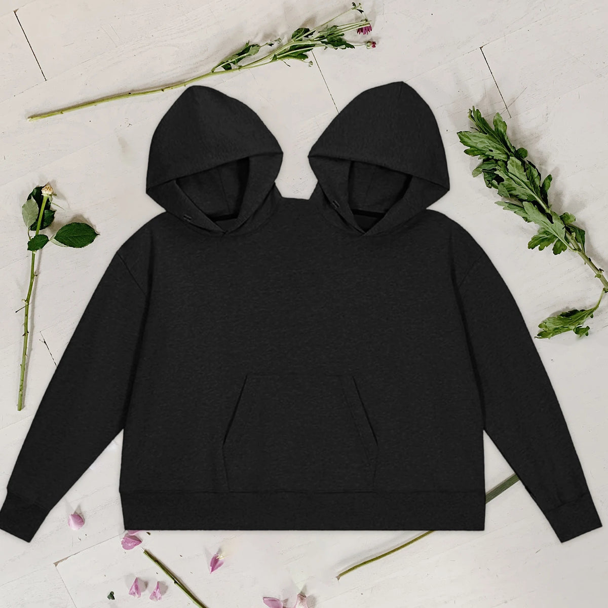 Couple Hoodie Oversized Outerwear Fashionable Intimate Matching Sweatshirts,Spring Autumn Casual Two Person Hoodie Streetwear