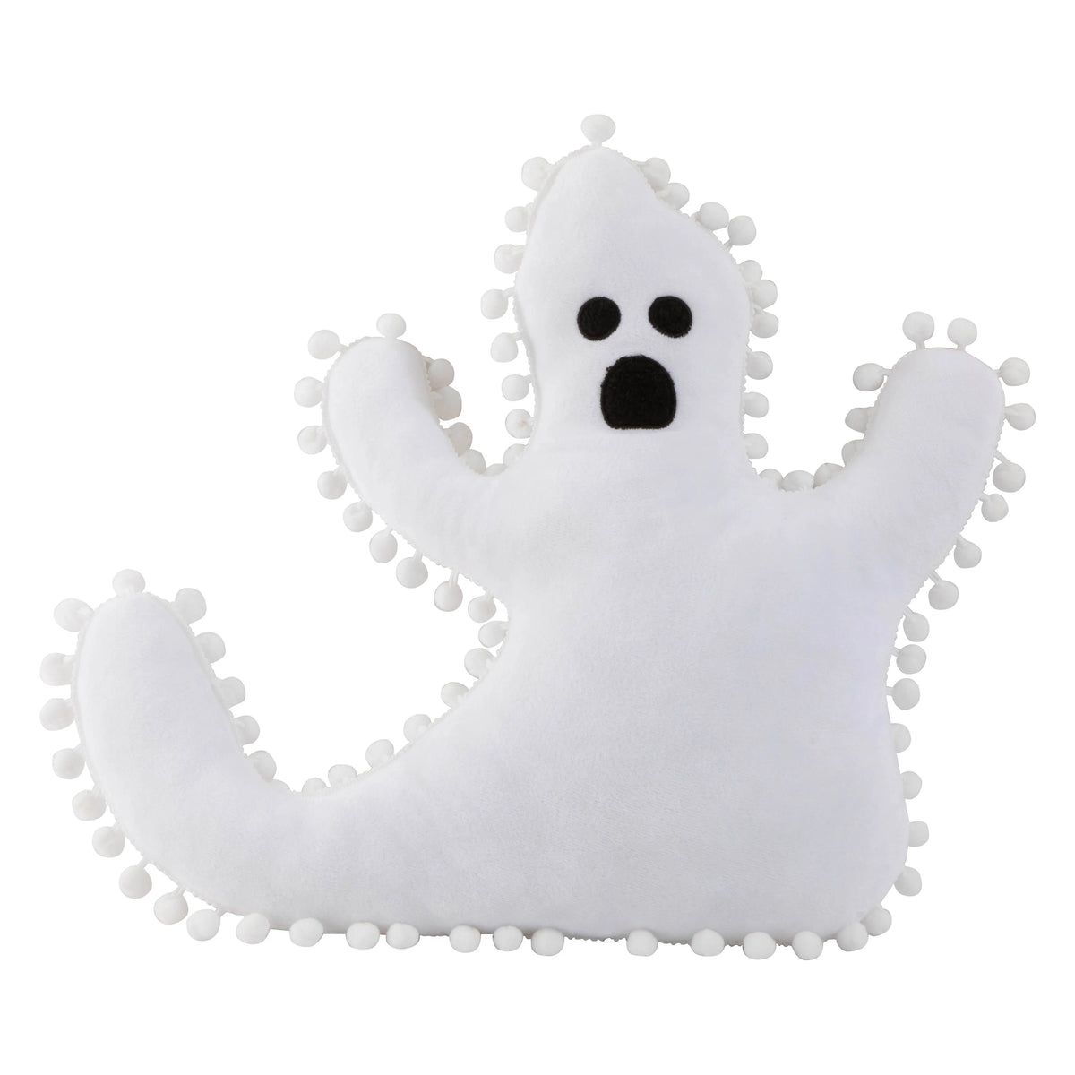 Cute Ghost Halloween Plush Pillow – Spooky Ghost-Shaped Cushion for Sofa, Bed & Holiday Party Decor, Soft Cotton Blend Gift