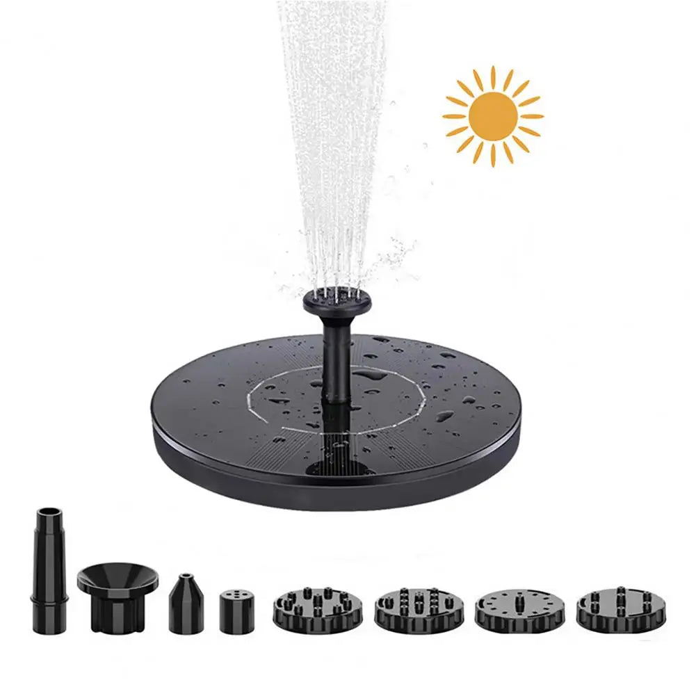 Solar Powered Water Fountain Floating Fountain for Bird Bath Solar Fountain Pump for Bird Bath Floating Solar Water