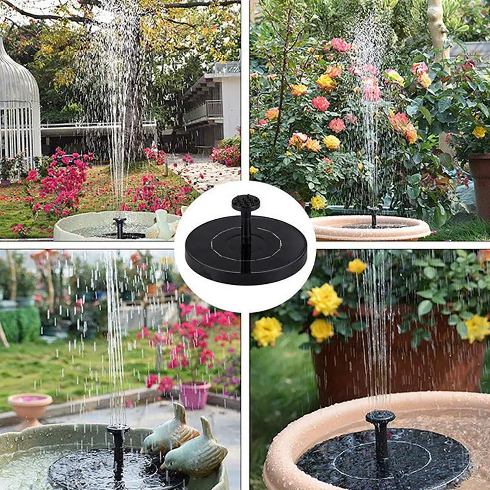 Solar Powered Water Fountain Floating Fountain for Bird Bath Solar Fountain Pump for Bird Bath Floating Solar Water
