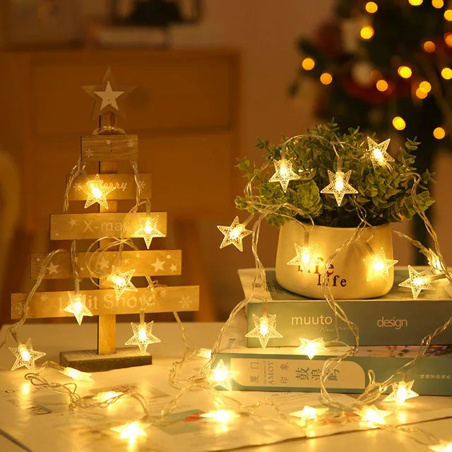 LED Star Fairy String Lights – USB & Battery Powered | Christmas, Wedding & Home Decor