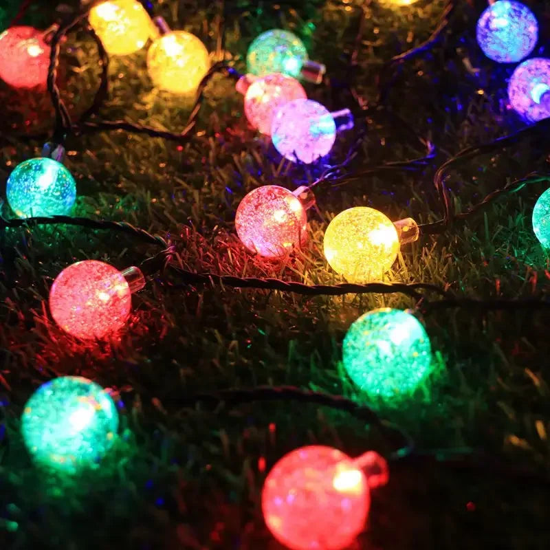 Solar Fairy String Lights 5M, 20 LED Warm White Outdoor Garden Lights, IP65 Waterproof Solar String Lights for Wedding, Christmas, Patio, Yard & Party Decor