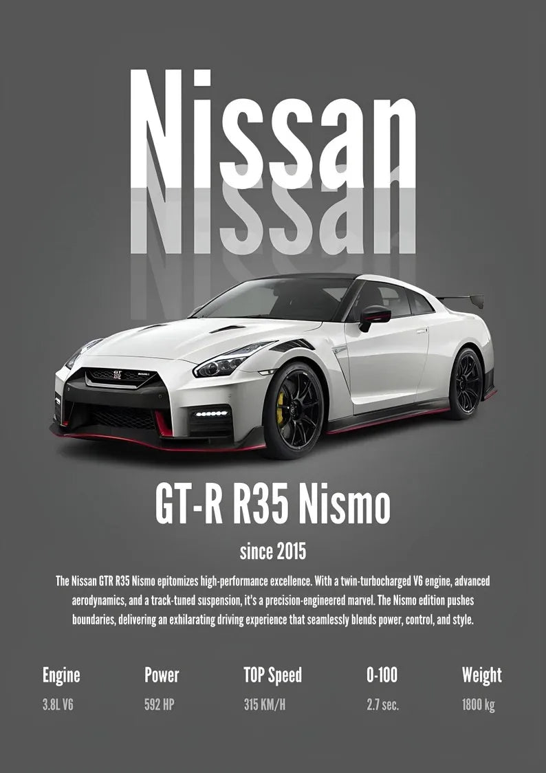 Classic Simple Wall Art Japan Cars Luxury Esthetics Super Sports Car HD Canvas Print Poster Home Living Room Bedroom Decoration