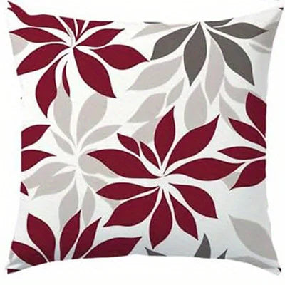 Home Sweet Home Decorative Pillow Cover, Geometric Floral Cushion Case for Sofa, Bedroom, Living Room, Office & Car Decor