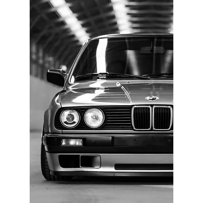 Modern Fashion Wall Art Simple Black and White Luxury Car HD Canvas Poster Prints Home Bedroom Living Room Decoration Mural