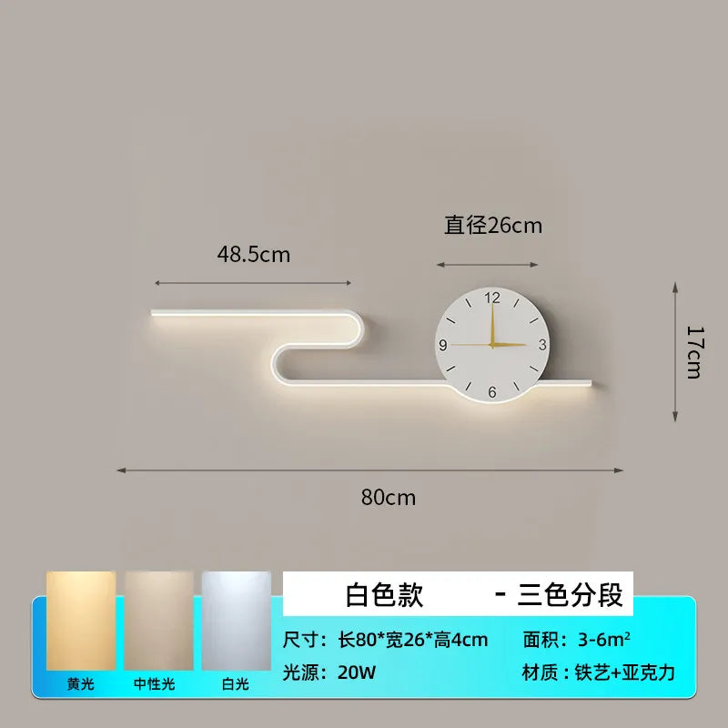 Silent Large Wall Clocks Led Living Room Art Creative Wall Clocks House Movement Horloge Murale Home Decoration Accessories