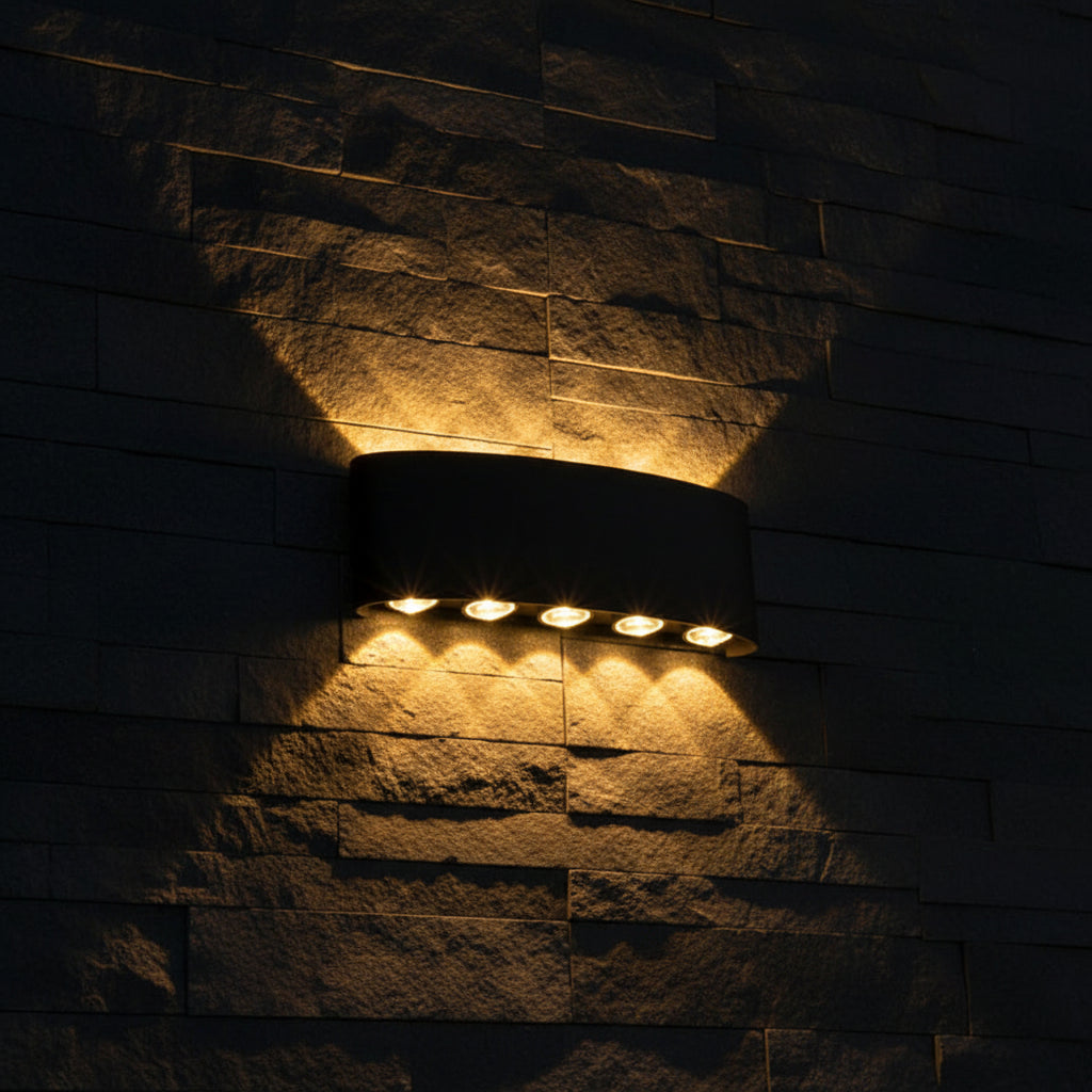 Modern LED Up & Down Wall Light – Outdoor & Indoor Exterior Sconce for Home & Garden