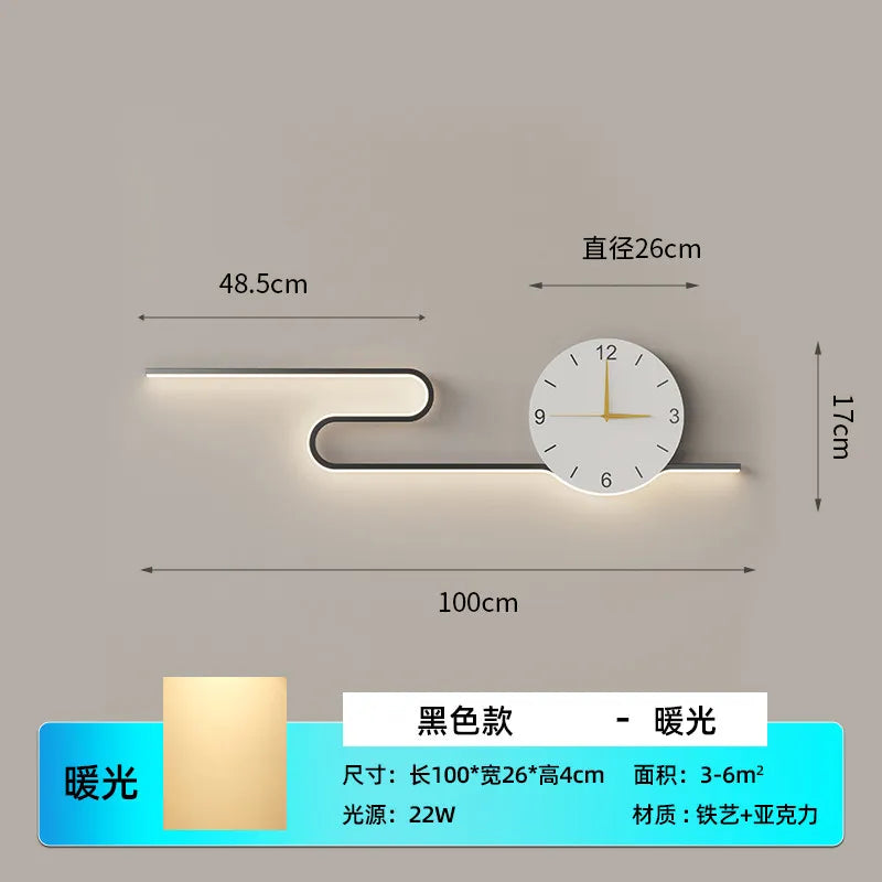 Silent Large Wall Clocks Led Living Room Art Creative Wall Clocks House Movement Horloge Murale Home Decoration Accessories