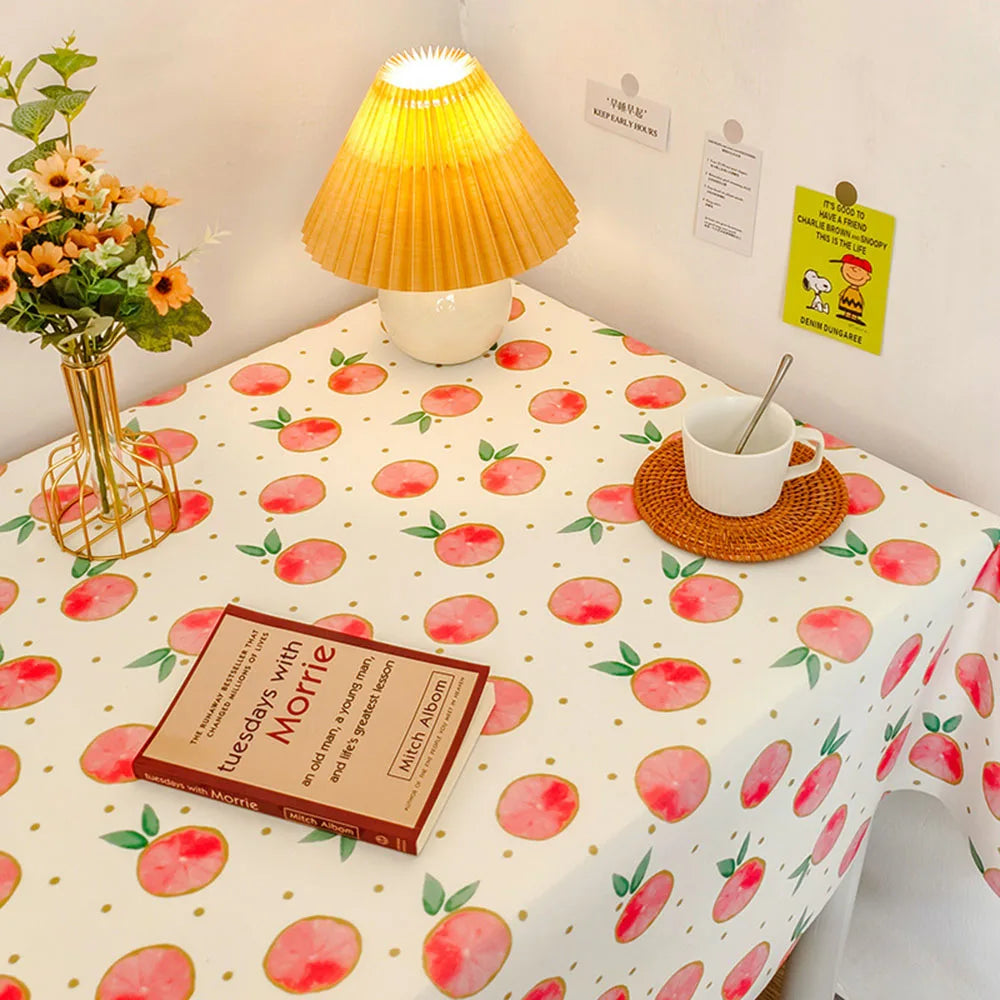 Waterproof Oil-Proof Table Cover – Plaid & Wavy Pattern PEVA-Style Plastic Tablecloth for Dining, Party, BBQ & Outdoor Use