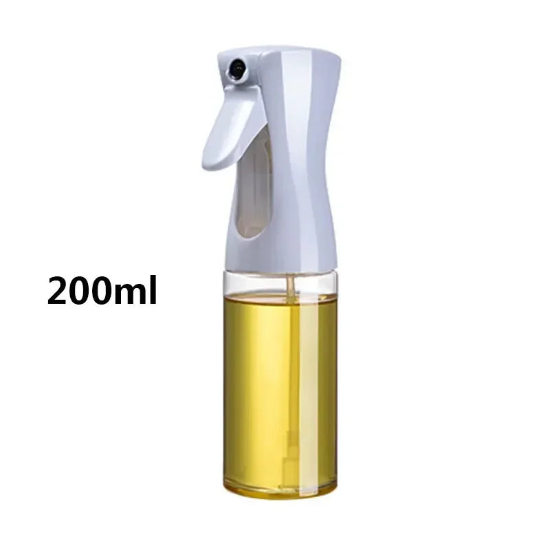 200/300/500mlOil Spray Plastic Household Kitchen Oil Spray Bottle Or Oil Brush Nebulizing Mist Filling Cooking Dual Use BBQ