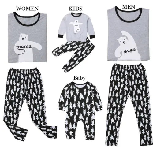 Matching Family sleepwear 2PCS/1PCS Pajamas Set Family loungewear Collection Sleepwear Nightwear Long Pajamas Set