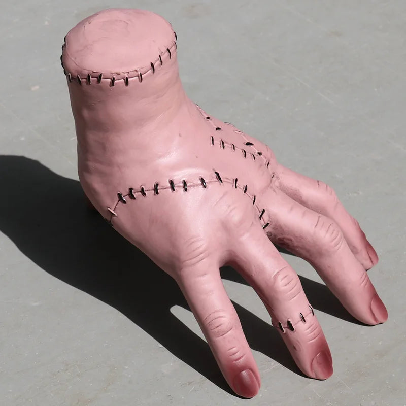 Halloween Horror Props Party Trick or Treat Broken Hand Adams Family Latex Palm Statue Home Decor Desktop Crafts