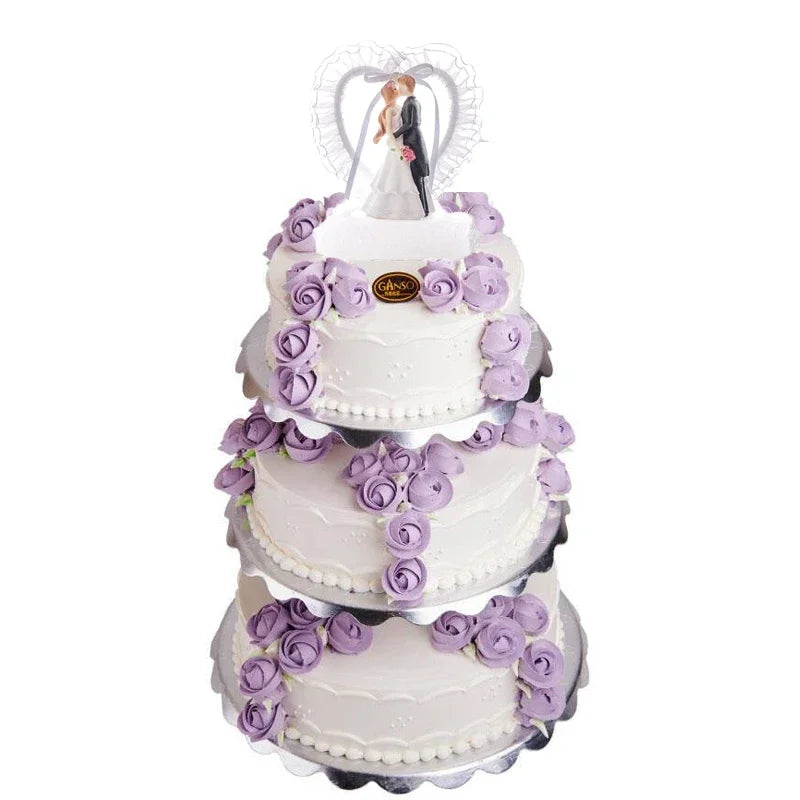 Bride & Groom Resin Wedding Cake Topper – Romantic Couple Figurine for Wedding, Engagement, Anniversary & Valentine’s Day