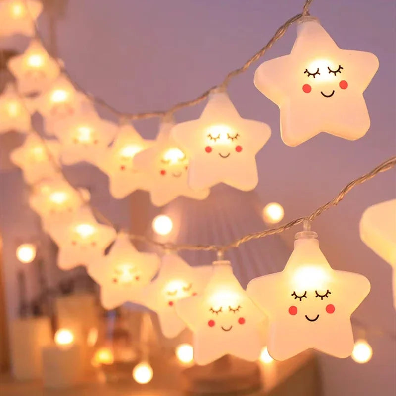 144 LED Star String Lights – Warm White USB & Battery Fairy Lights for Christmas, Weddings & Garden Decor