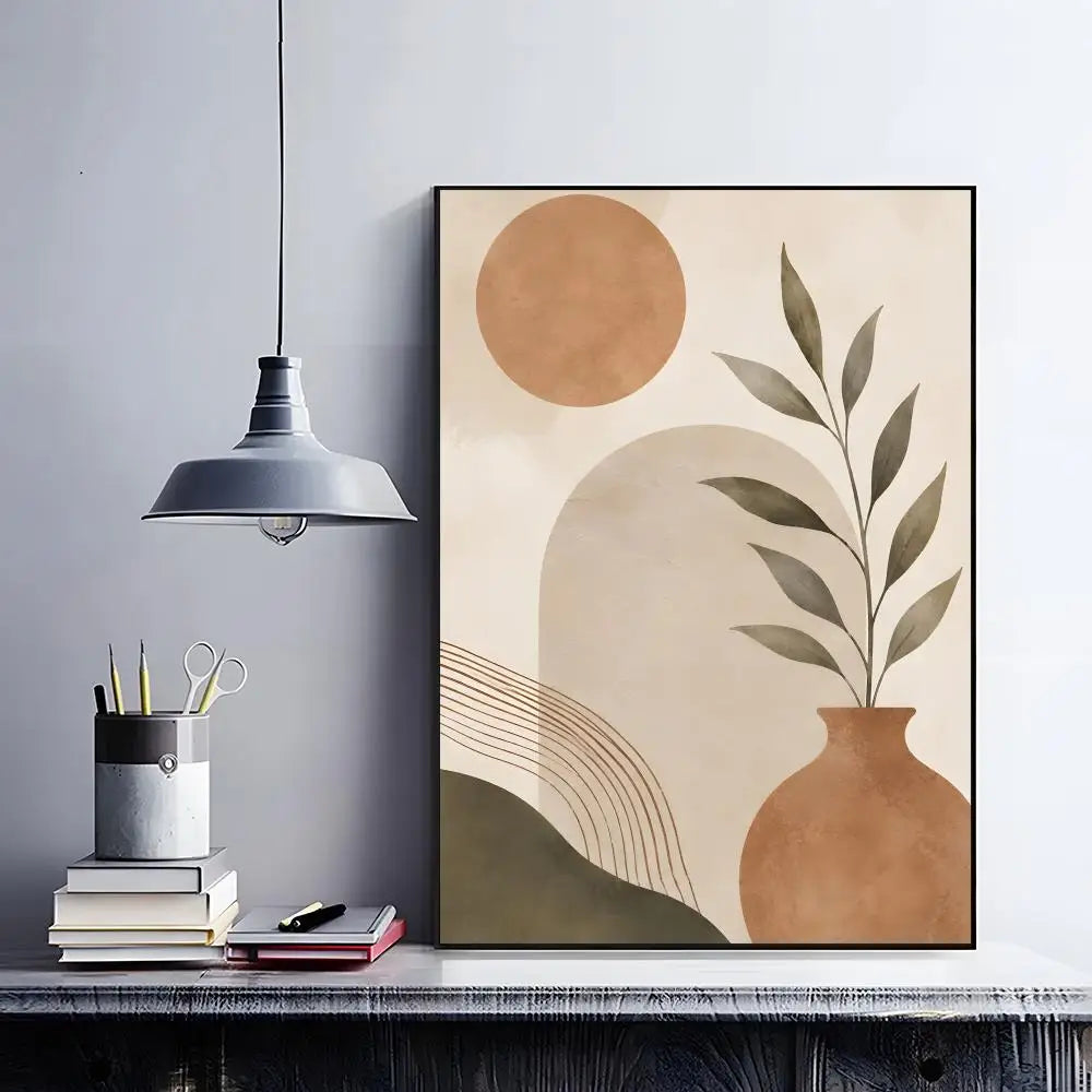 art decor A-Abstract Bohemian Wall Art Poster Classic Home Interior Artwork & Stylish Room Decoration