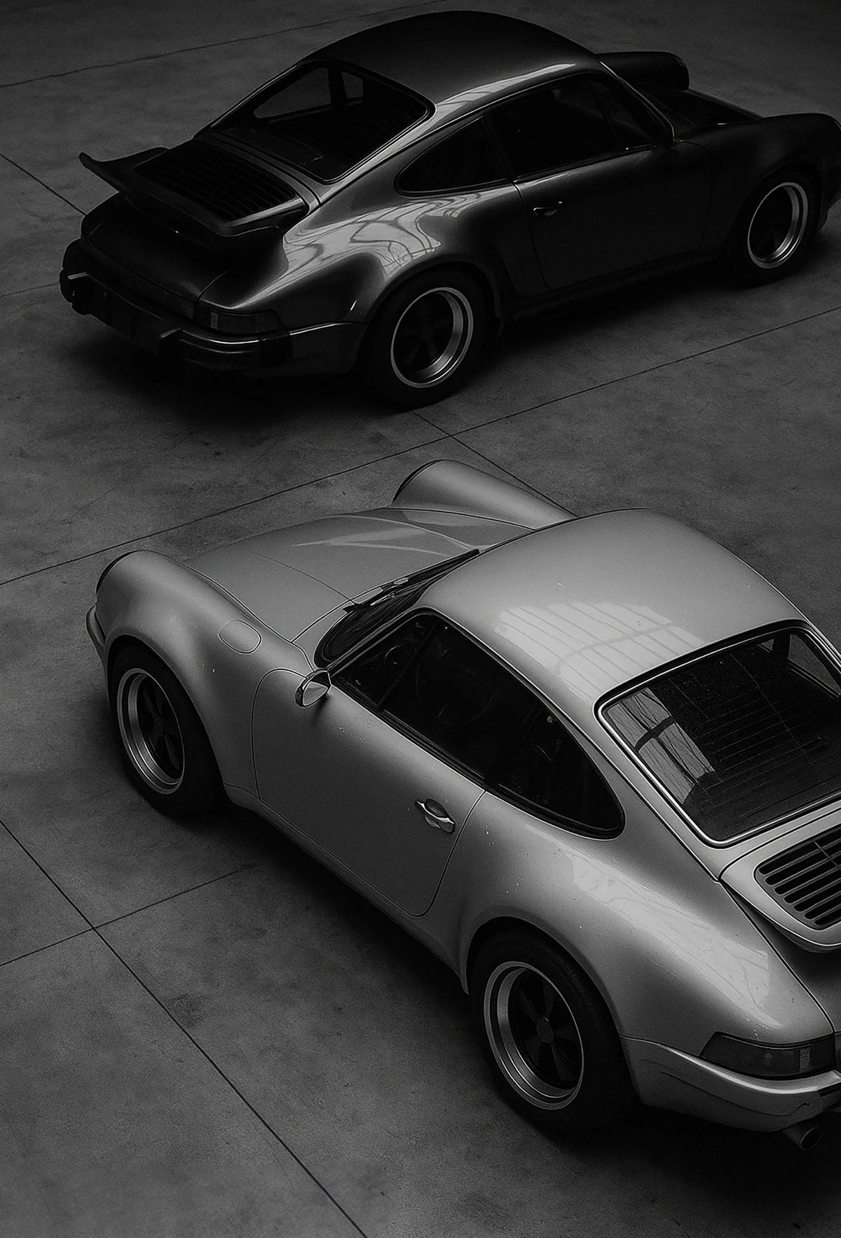 Black and White Luxury Car Racing Road Art Poster Canvas Painting Print Living Room Bedroom Entrance Bar Cafe Art Home Decor