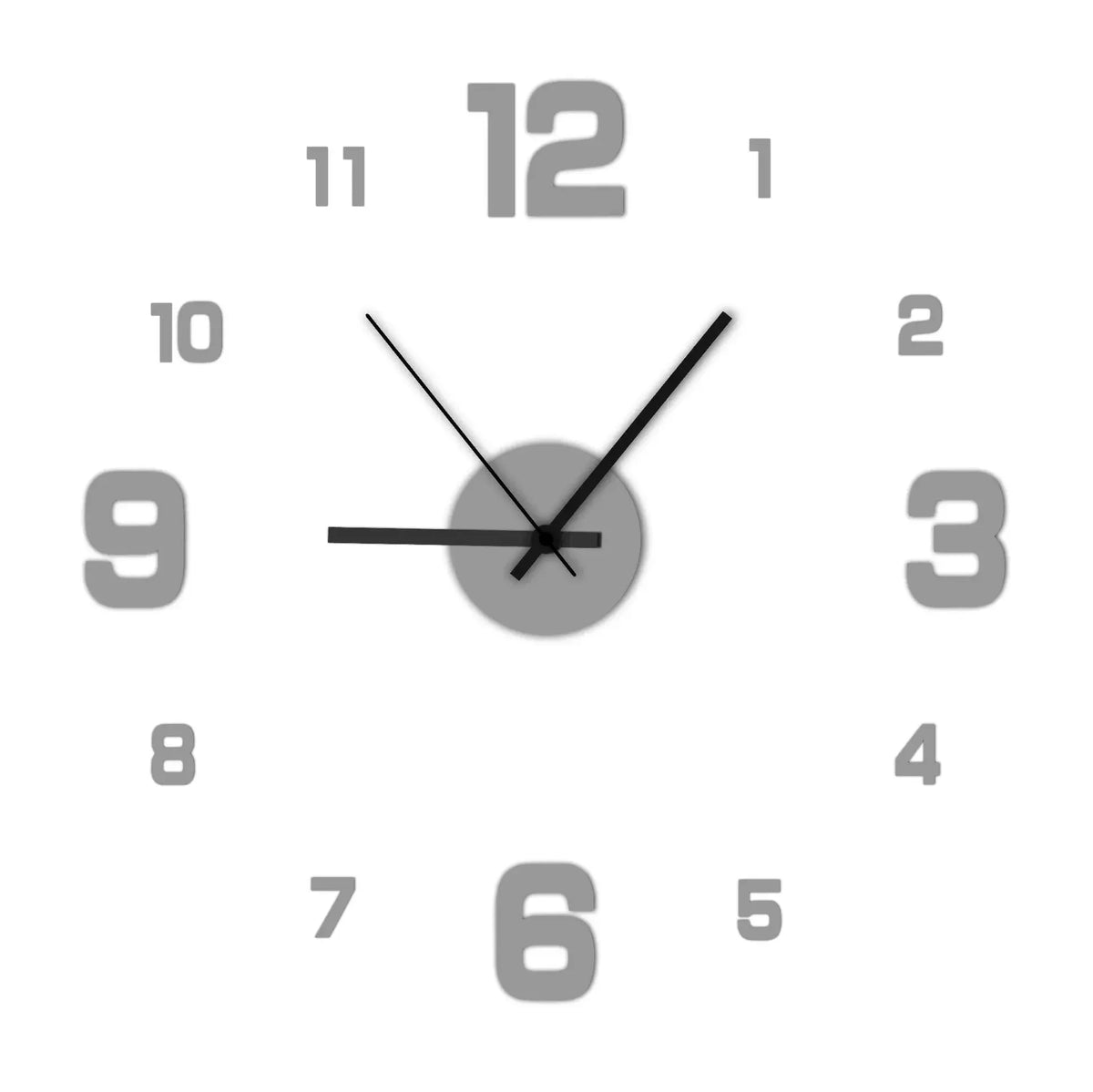 Wall Clocks Art Clock Bedroom Frameless Home and Decoration Kitchen Silent Living Room Watches Digital Decor Led Large 3d Garden