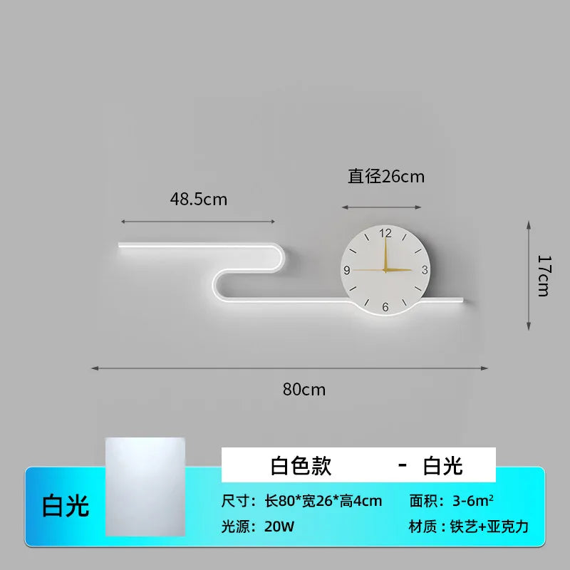 Silent Large Wall Clocks Led Living Room Art Creative Wall Clocks House Movement Horloge Murale Home Decoration Accessories