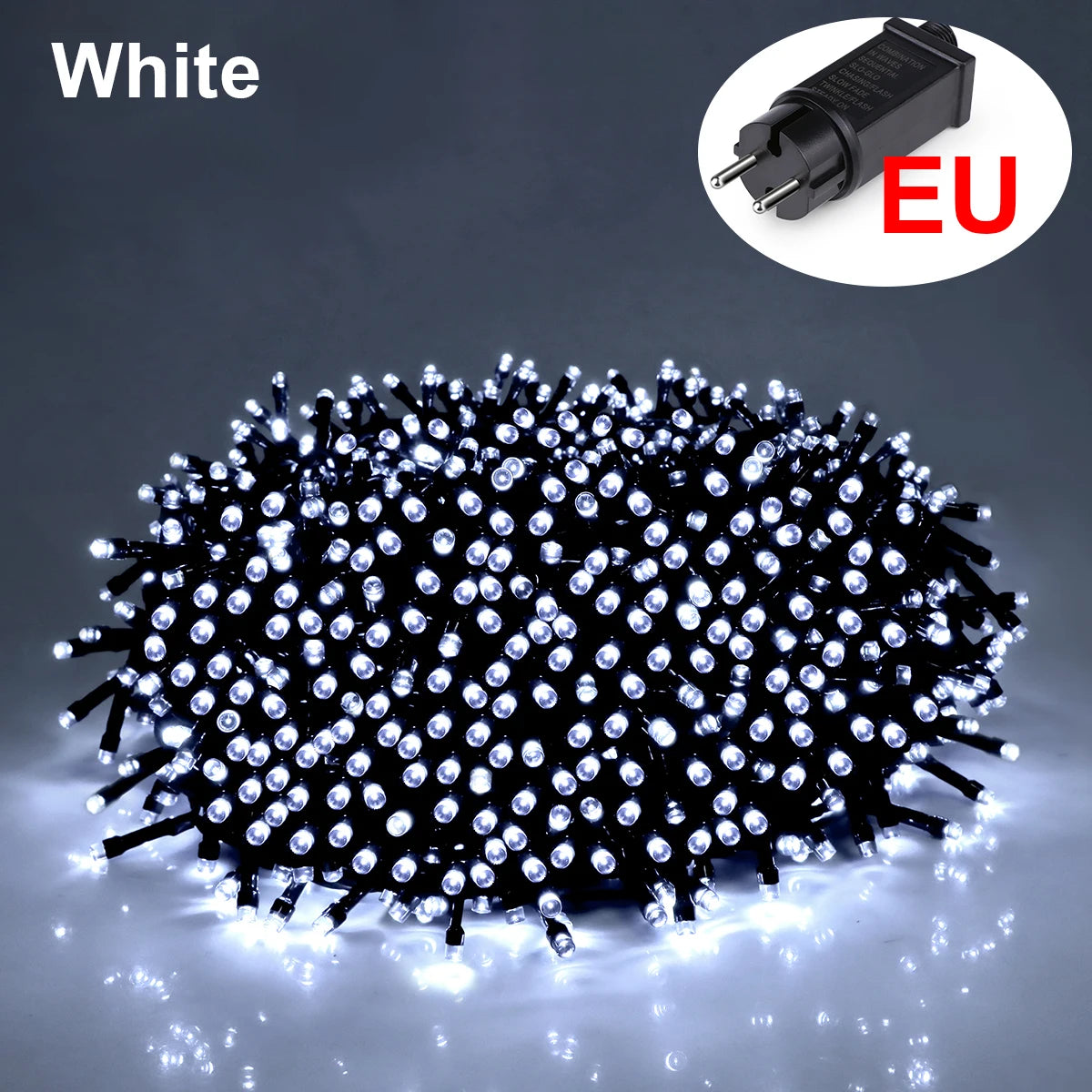 10M-100M LED String Lights, Waterproof Outdoor Fairy Lights, 24V Christmas Lights for Wedding, Party & Courtyard Decor