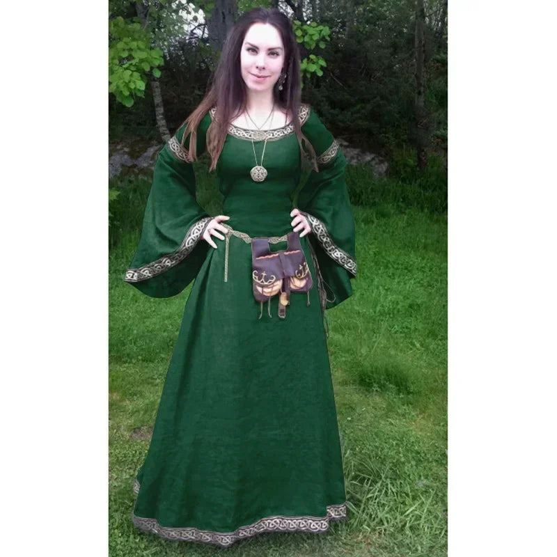 Cosplay Medieval Gothic Costumes for Women Halloween Carnival Fancy Dress Up Party Performance Renaissance Disfraz Hombre
