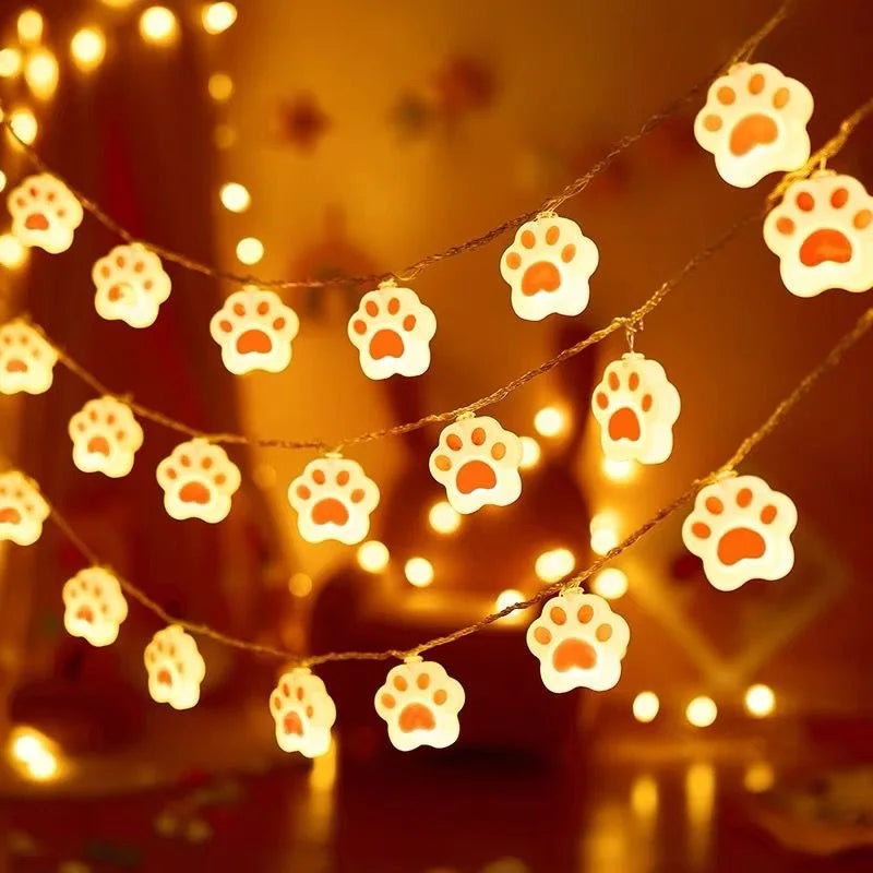 2026 Christmas LED String Lights, Animal Fairy Lights with Warm White & RGB Options, Battery-Powered Twinkle Lights for Bedroom, Window, Wall, Party & Holiday Decor