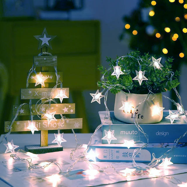 LED Star Fairy String Lights – USB & Battery Powered | Christmas, Wedding & Home Decor