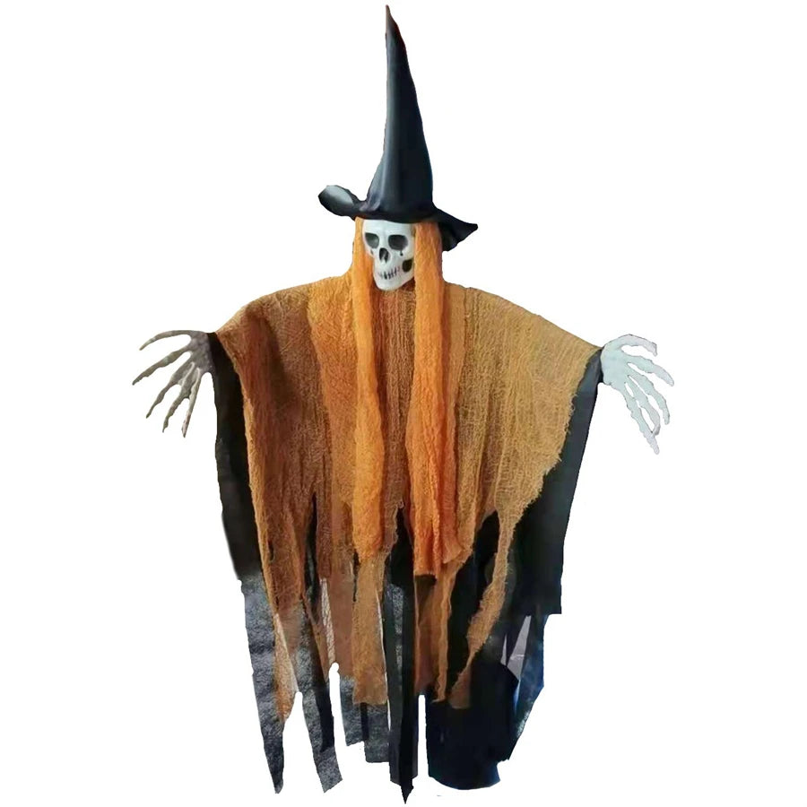 Halloween Hanging Skeleton Ghosts Decor Halloweens Skeleton Flying Ghost Haunted Haunted House Prop Party Decorations
