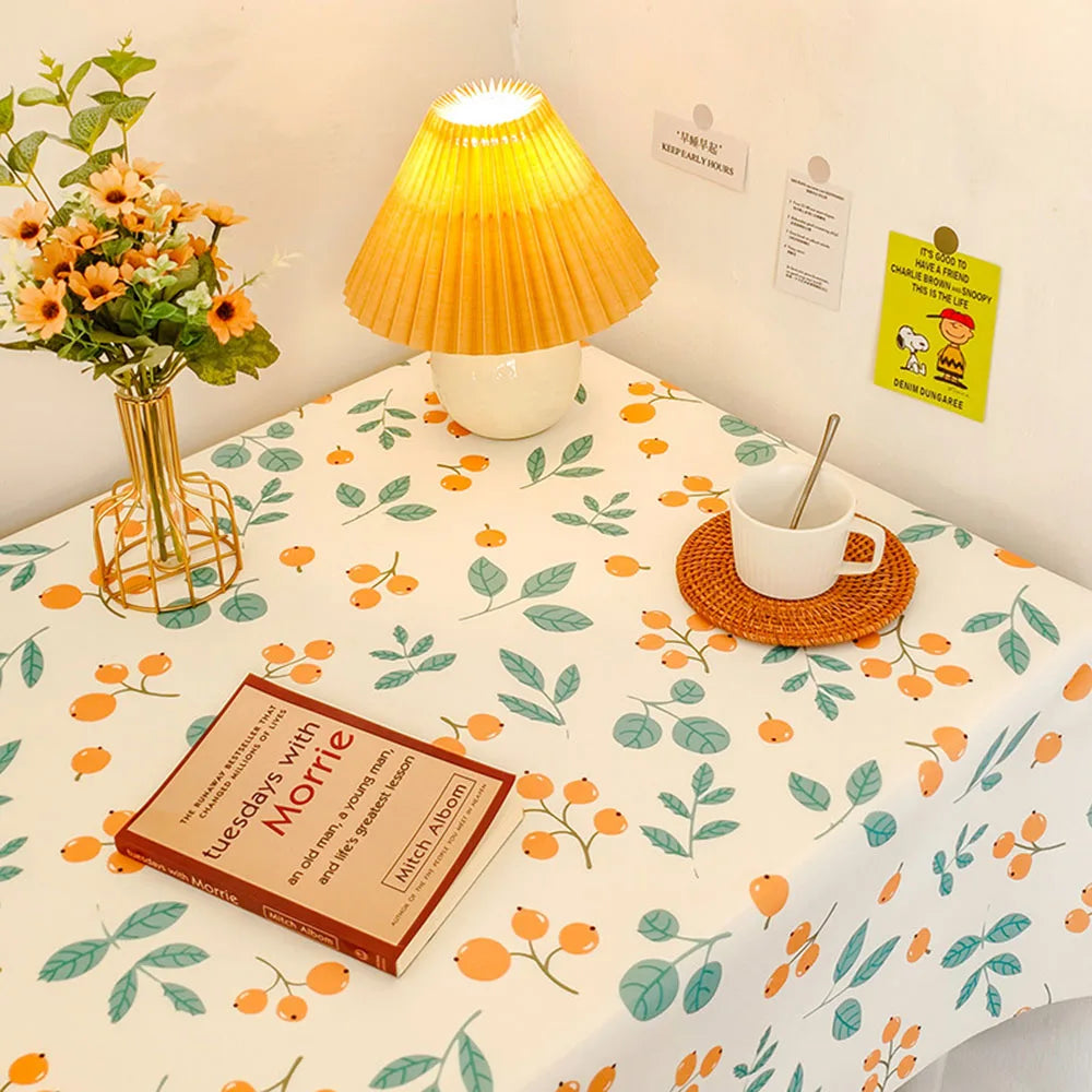 Waterproof Oil-Proof Table Cover – Plaid & Wavy Pattern PEVA-Style Plastic Tablecloth for Dining, Party, BBQ & Outdoor Use