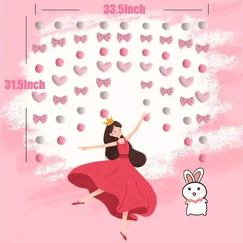 Pink Bow Short Curtain, Cute Kawaii Velvet Door & Window Curtain with Velcro Installation, Soft Decorative Thread Partition for Girls’ Bedroom, Dormitory & Bathroom