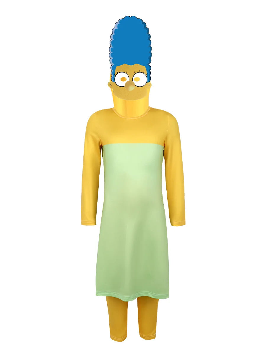 Halloween Family Cosplay Costume Full Set Cartoon Character Fancy Dress Up Outfit for Carnival Party