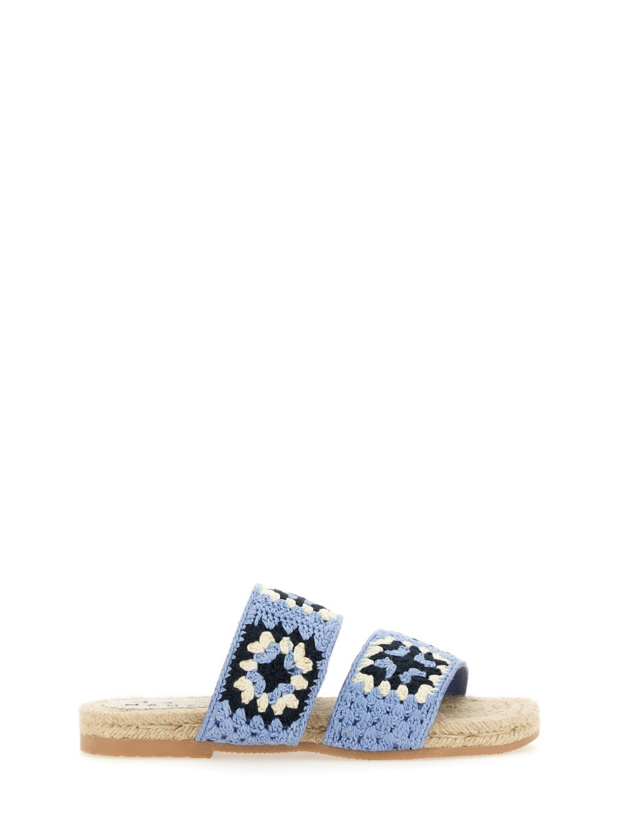MANEBI fashion cotton holiday travel women's sandals