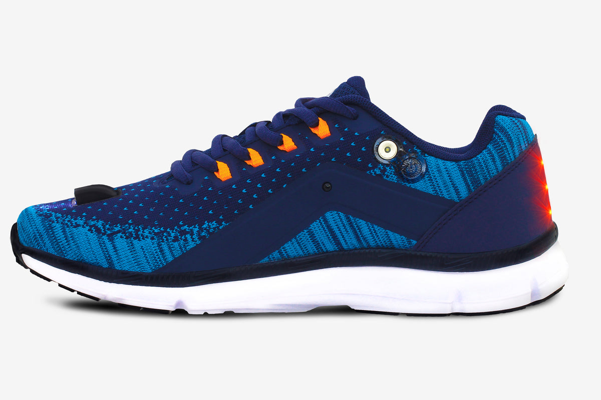 Men’s Night Runner Shoes with Built-In Safety Lights – HB3000® LED Running Shoes with Front & Rear Illumination