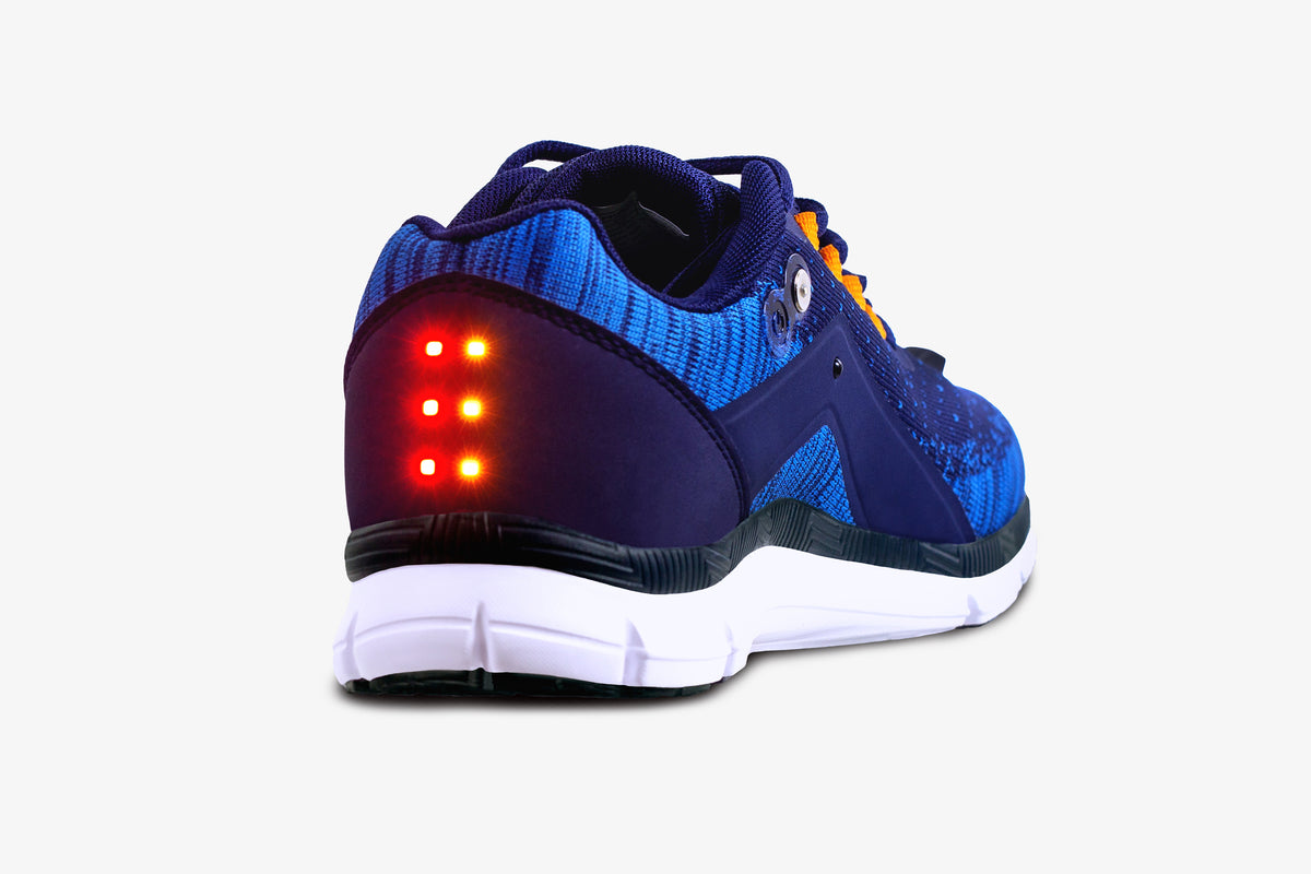 Men’s Night Runner Shoes with Built-In Safety Lights – HB3000® LED Running Shoes with Front & Rear Illumination