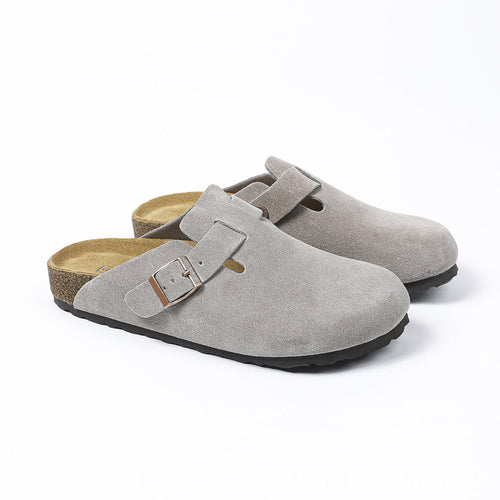 Women’s Boston Soft Footbed Suede Mules – Comfortable Slip-On Clog Sandals for Everyday Casual Wear